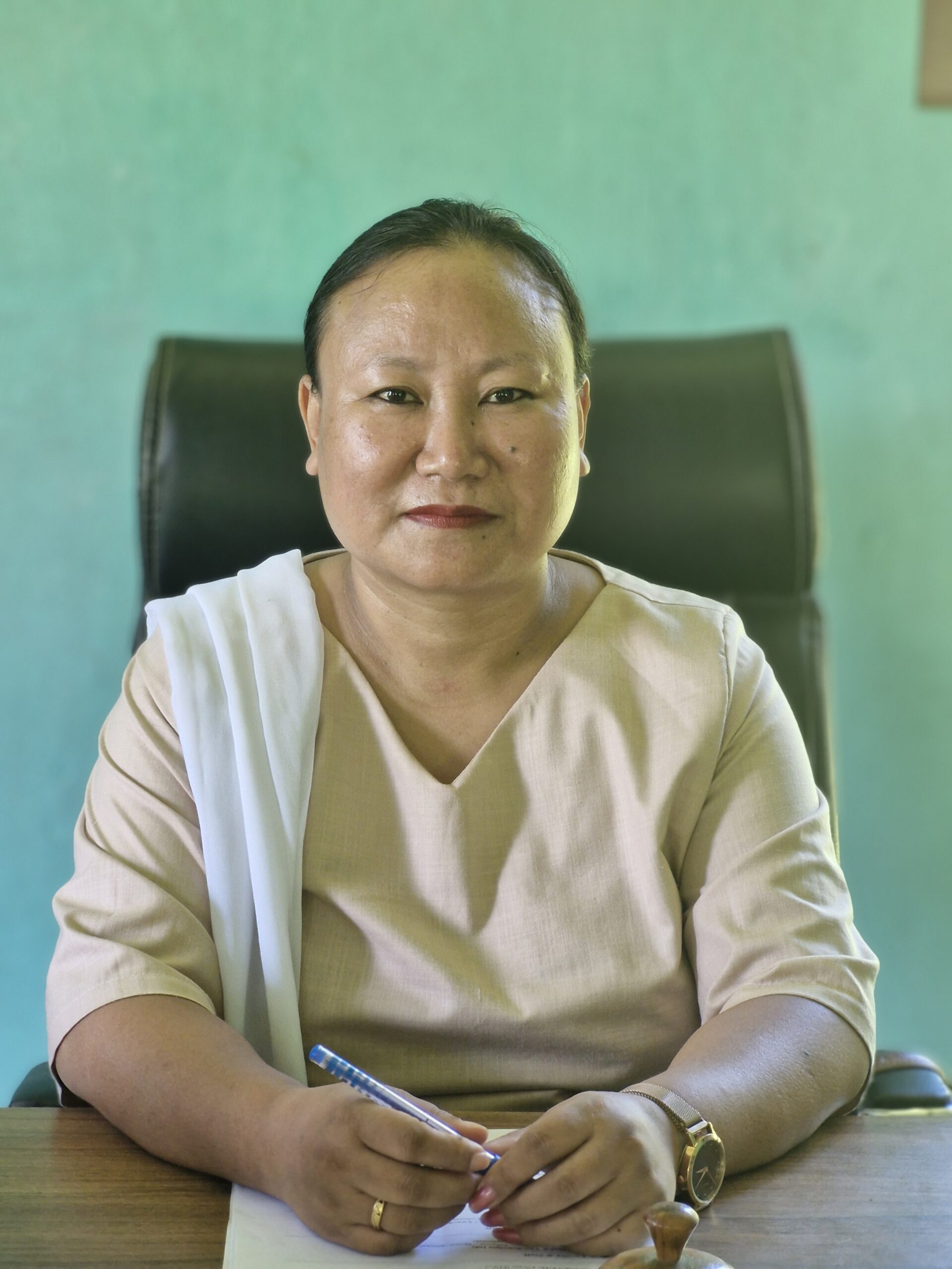 Mrs. Neingulu, Parent of Class 7 Student